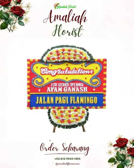 Sewa Papan Bunga Gedung Pernikahan Depok